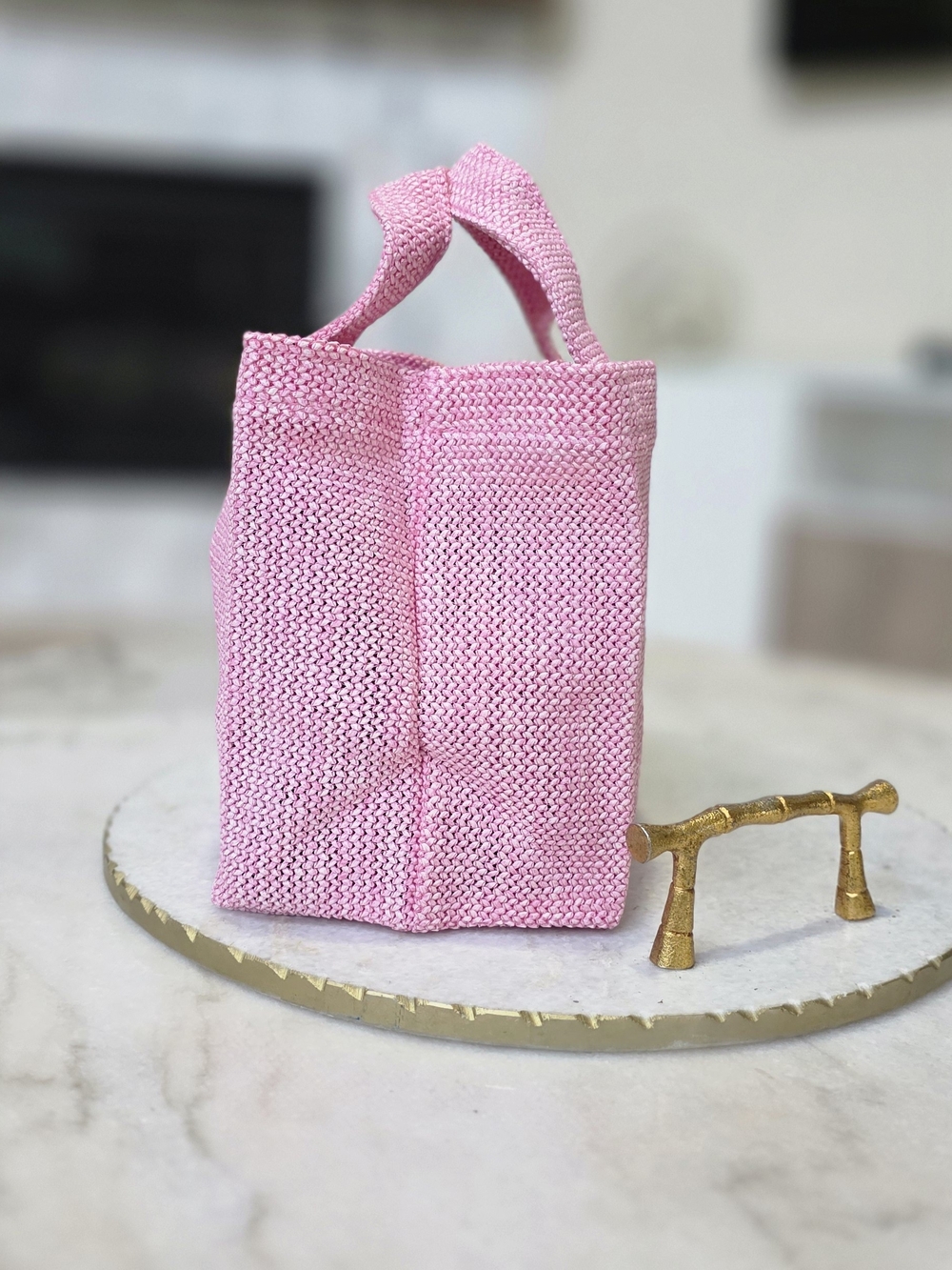Prada Pink Mini Tote Bag - Picture 3 of 9